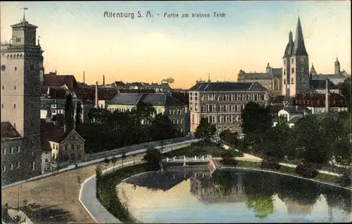 Ak Altenburg (S.A.) in Thüringen, Partie am kleinen Teich