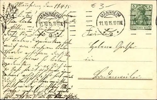 Ak Mannheim in Baden Württemberg, Straßenpartie vor dem Hauptbahnhof