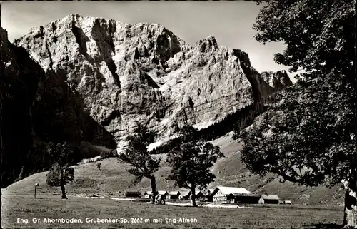 Ak Benediktbeuern in Oberbayern, Eng. Gr. Ahornboden mit Eng Almen