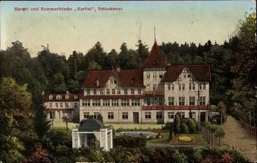 Ak Šluknov Schluckenau Ústecký kraj, Kurhotel Karltal