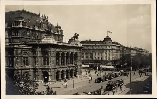 Ak Wien 1 Innere Stadt, Kärntnerring mit Staatsoper