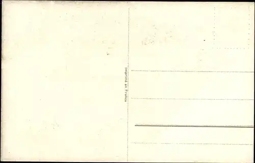 Künstler Ak Schäferhund, Hundeportrait