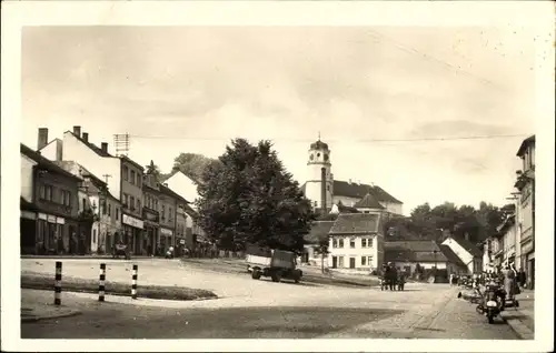 Ak Vlašim Wlaschim Plesing Mittelböhmen, Marktplatz