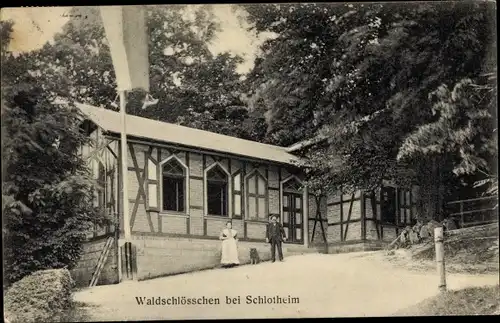 Ak Schlotheim in Thüringen, Gasthaus Waldschlösschen