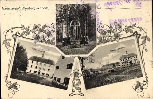 Ak Solln München, Marienanstalt Warnberg