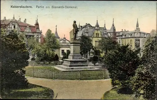 Ak Kaiserslautern in der Pfalz, Bismarckdenkmal