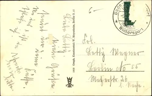 Ak Buckow Märk. Schweiz, Sanatorium Waldfrieden