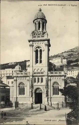 Ak Monte Carlo Monaco, Kirche