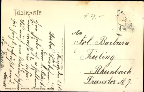 Ak Merzig an der Saar, Katholische Kirche