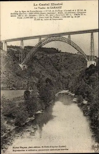 Ak Ruynes en Margeride Cantal, Le Viaduc de Garabit