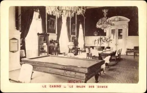 CdV Vichy Allier, Kasino, Damensalon, Billardtisch