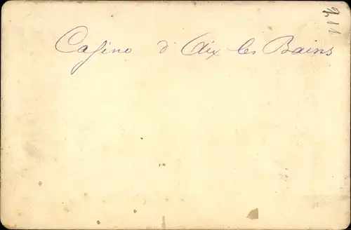 CdV Aix les Bains Savoie, Straßenpartie