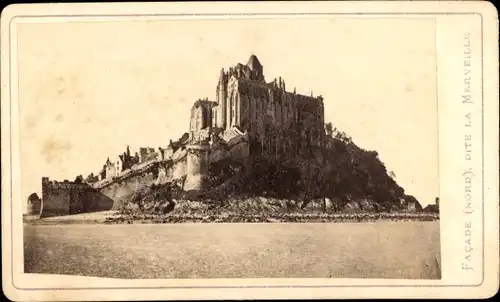 CdV Le Mont Saint Michel Manche, Facade Nord, la Merveille