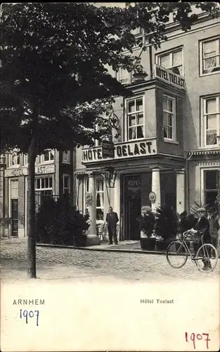 Ak Arnhem Gelderland Niederlande, Hotel Toelast