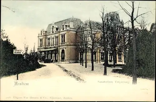 Ak Arnhem Gelderland Niederlande, Sanatorium Velperweg