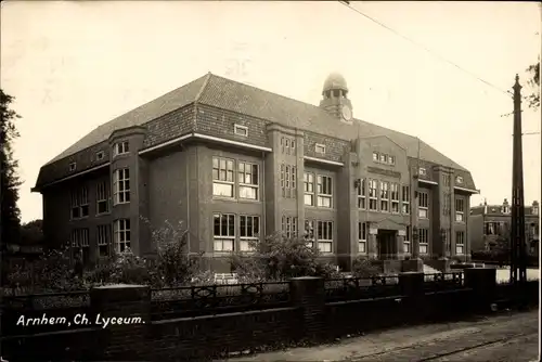 Foto Ak Arnhem Gelderland Niederlande, Ch. Lyzeum