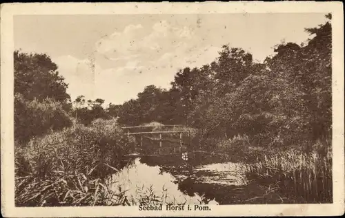 Ak Niechorze Seebad Horst Pommern, Landschaftsmotiv