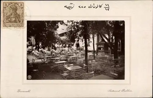 Passepartout Ak Berlin Zehlendorf Dahlem, Restaurant Paulsborn im Grunewald