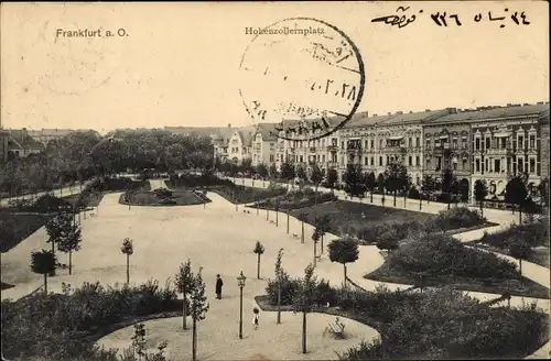 Ak Frankfurt an der Oder, Hohenzollernplatz