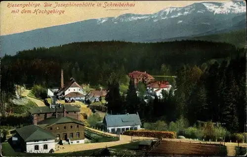 Ak Szklarska Poręba Schreiberhau Riesengebirge Schlesien, Josephinenhütte