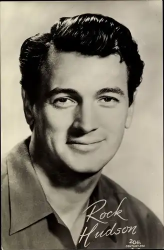 Ak Schauspieler Rock Hudson, Portrait