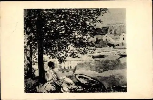 Künstler Ak Monet, Claude, Argenteuil Val d'Oise, Ortsansicht,  Palmer Collection