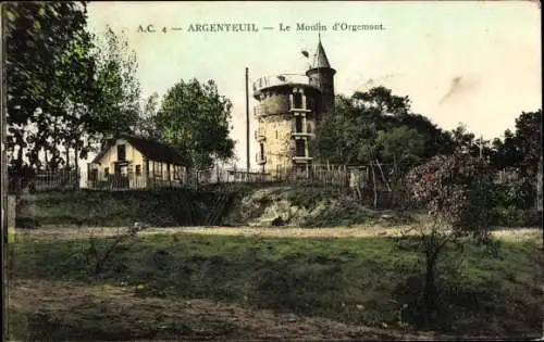 Ak Argenteuil Val d'Oise, Le Moulin d'Orgemont