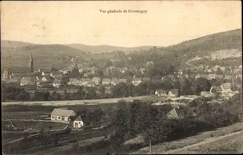 Ak Giromagny Schermenei Territoire de Belfort, Gesamtansicht