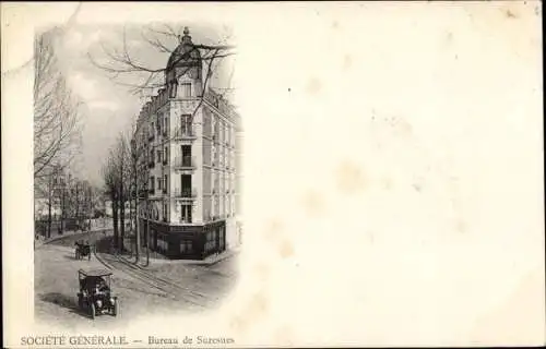 Ak Suresnes Hauts de Seine, Societe Generale, Bürogebäude