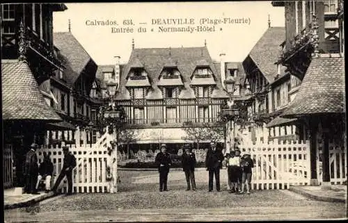 Ak Deauville La Plage Fleurie Calvados, Normandy Hotel