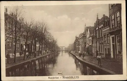 Ak Maassluis Südholland, Nordvliet