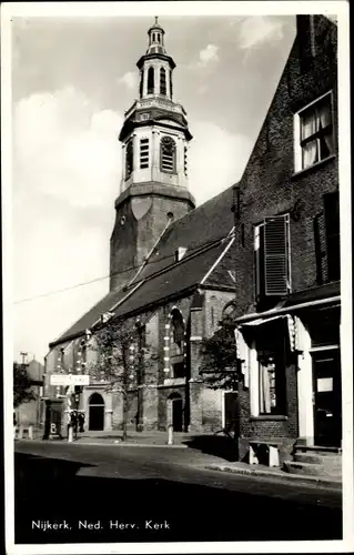 Ak Nijkerk Gelderland, Toren Ned. Herv. Kerk