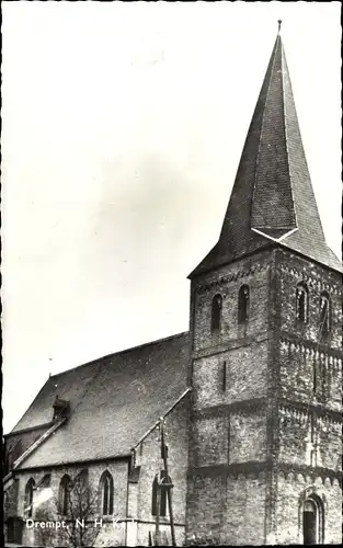 Ak Drempt Gelderland Niederlande, Ned. Rev. Kirche