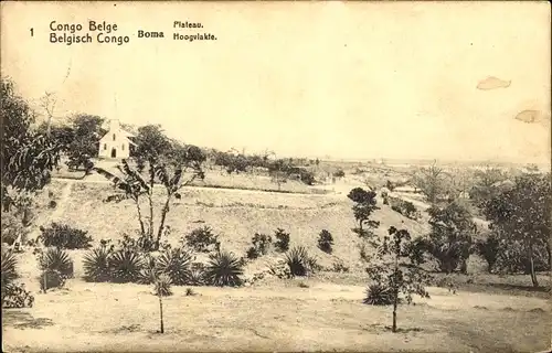 Ganzsachen Ak Boma DR Kongo Zaire, Plateau, Hoogviakte