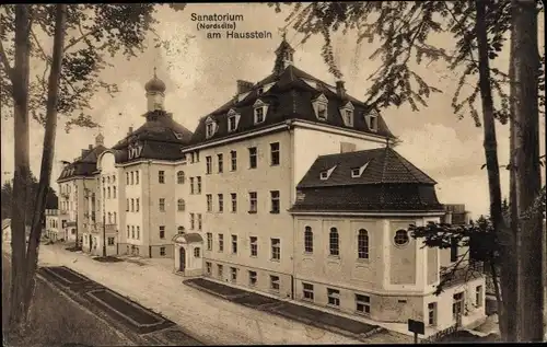 Ak Deggendorf im Bayerischen Wald Niederbayern, Sanatorium am Hausstein, Nordseite