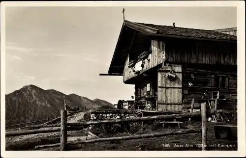 Ak Bad Wiessee in Oberbayern, Aueralm, Kampen