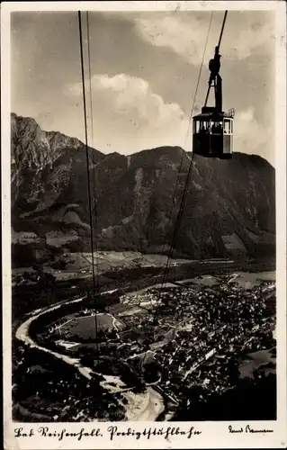 Ak Bad Reichenhall in Oberbayern, Ortsansicht, Predigtstuhlbahn, Gondel