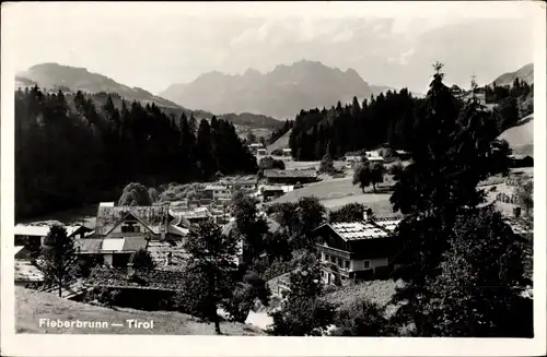 Ak Fieberbrunn in Tirol, Teilansicht