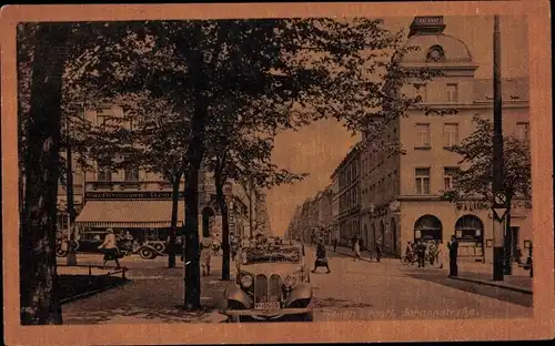 Ak Plauen im Vogtland, Johannstraße, Geschäfte