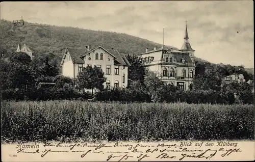 Ak Hameln an der Weser Niedersachsen, Klütberg, Gebäude