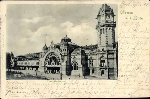 Ak Köln am Rhein, Hauptbahnhof