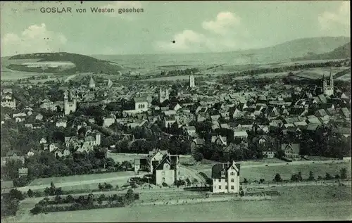 Ak Goslar am Harz, Gesamtansicht