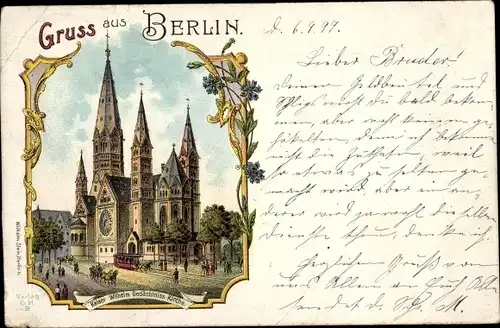 Litho Berlin Charlottenburg, Kaiser-Wilhelm-Gedächtniskirche