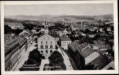 Ak Markneukirchen Vogtland, Musikstadt, Blick nach Osten