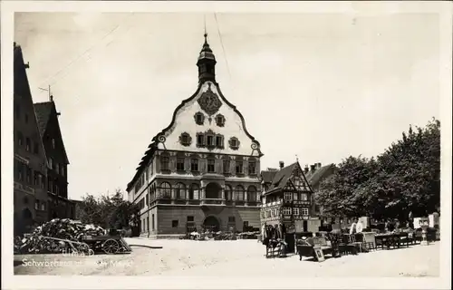 Ak Ulm an der Donau, Schwörhaus, Alter Markt