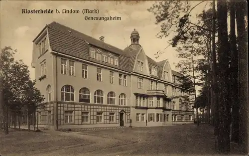 Ak Klosterheide Lindow in der Mark, Blick zum Genesungsheim