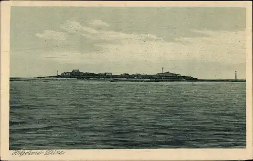 Ak Nordseeinsel Helgoland, Düne