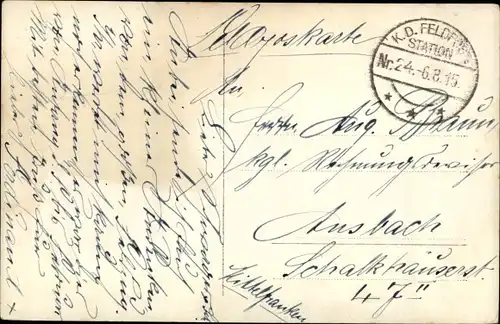 Foto Ak Deutsche Soldaten in Uniformen, I WK