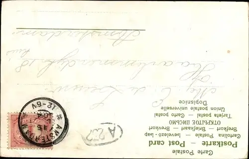 Ak Frau in Tracht, Gebirge, Dirndl