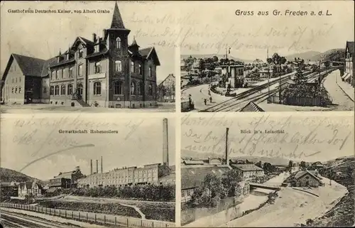 Ak Freden an der Leine Niedersachsen, Gasthof zum Deutschen Kaiser, Gewerkschaft Hohenzollern